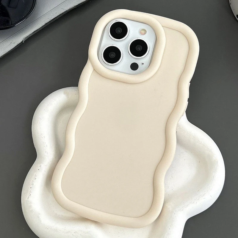 Чехол TPU Ripple для Apple iPhone 15 Pro (6.1"), Antique White 1, TPU, купить оптом с доставкой