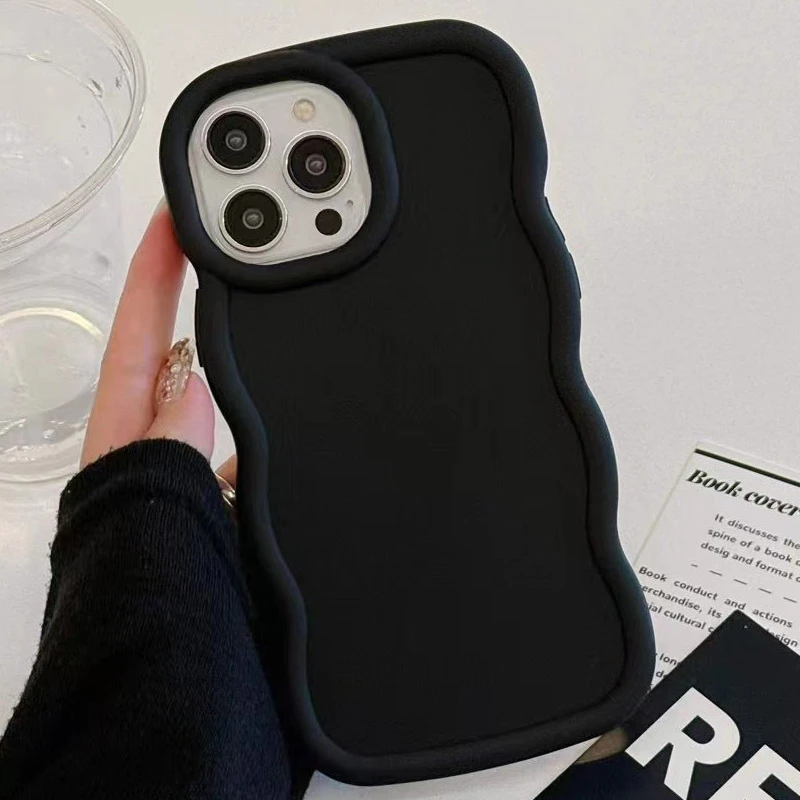 Чехол TPU Ripple для Apple iPhone 15 Pro (6.1"), Black 3, TPU, купить оптом с доставкой