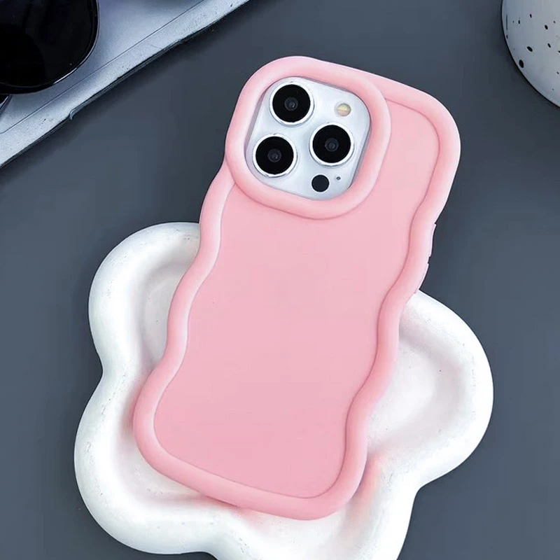 Чехол TPU Ripple для Apple iPhone 15 Pro (6.1"), Pink 2, TPU, купить оптом с доставкой