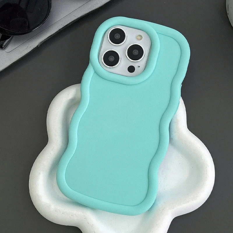Чехол TPU Ripple для Apple iPhone 15 Pro (6.1"), Turquoise 2, TPU, купить оптом с доставкой