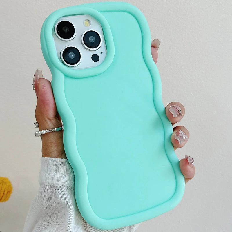 Чехол TPU Ripple для Apple iPhone 15 Pro (6.1"), Turquoise 3, TPU, купить оптом с доставкой