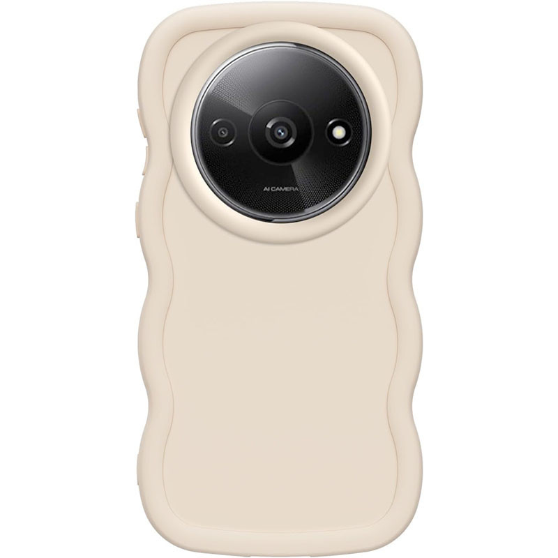 Защитный TPU чехол Ripple для Xiaomi Redmi A3 | С волнистыми краями на картинке №1