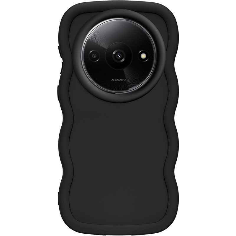 Защитный TPU чехол Ripple для Xiaomi Redmi A3 | С волнистыми краями на картинке №1