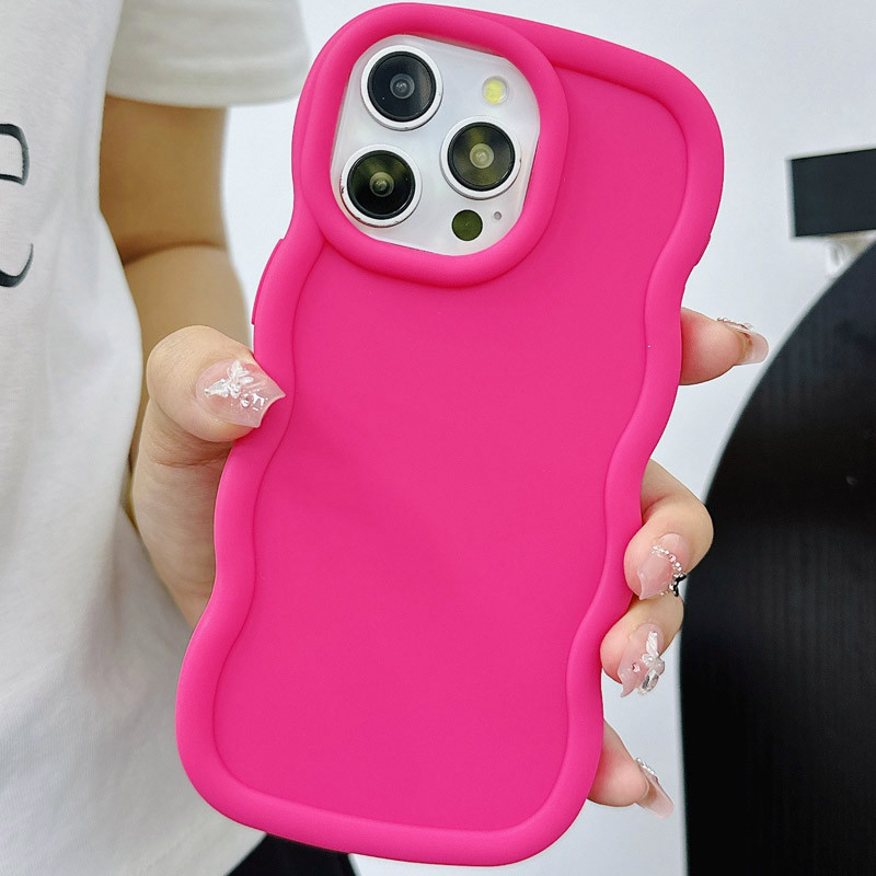 Защитный TPU чехол Ripple для Apple iPhone 16 Pro Max (6.9) | С волнистыми краями на картинке №3