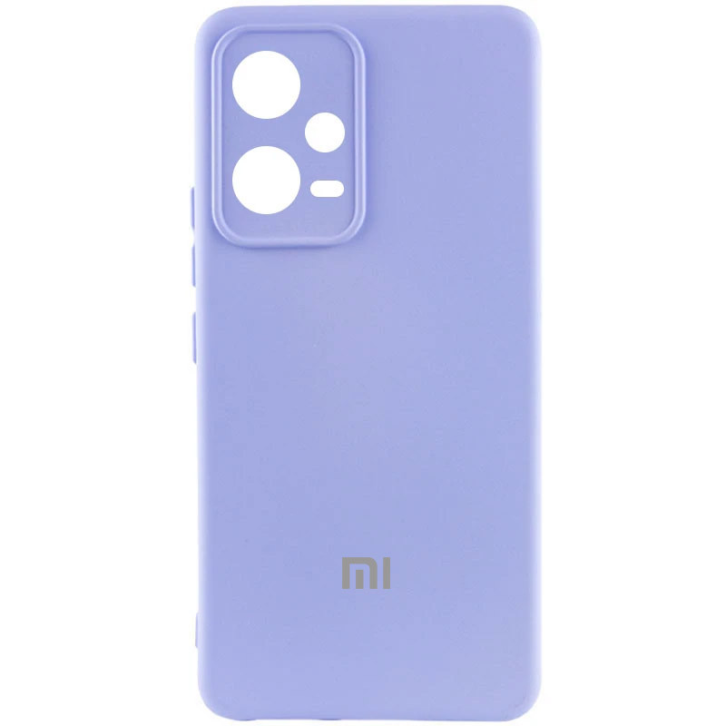 Чохол Silicone Cover Lakshmi Full Camera (AA) для Xiaomi Redmi Note 12 5G | Мікрофібра на малюнкі №1