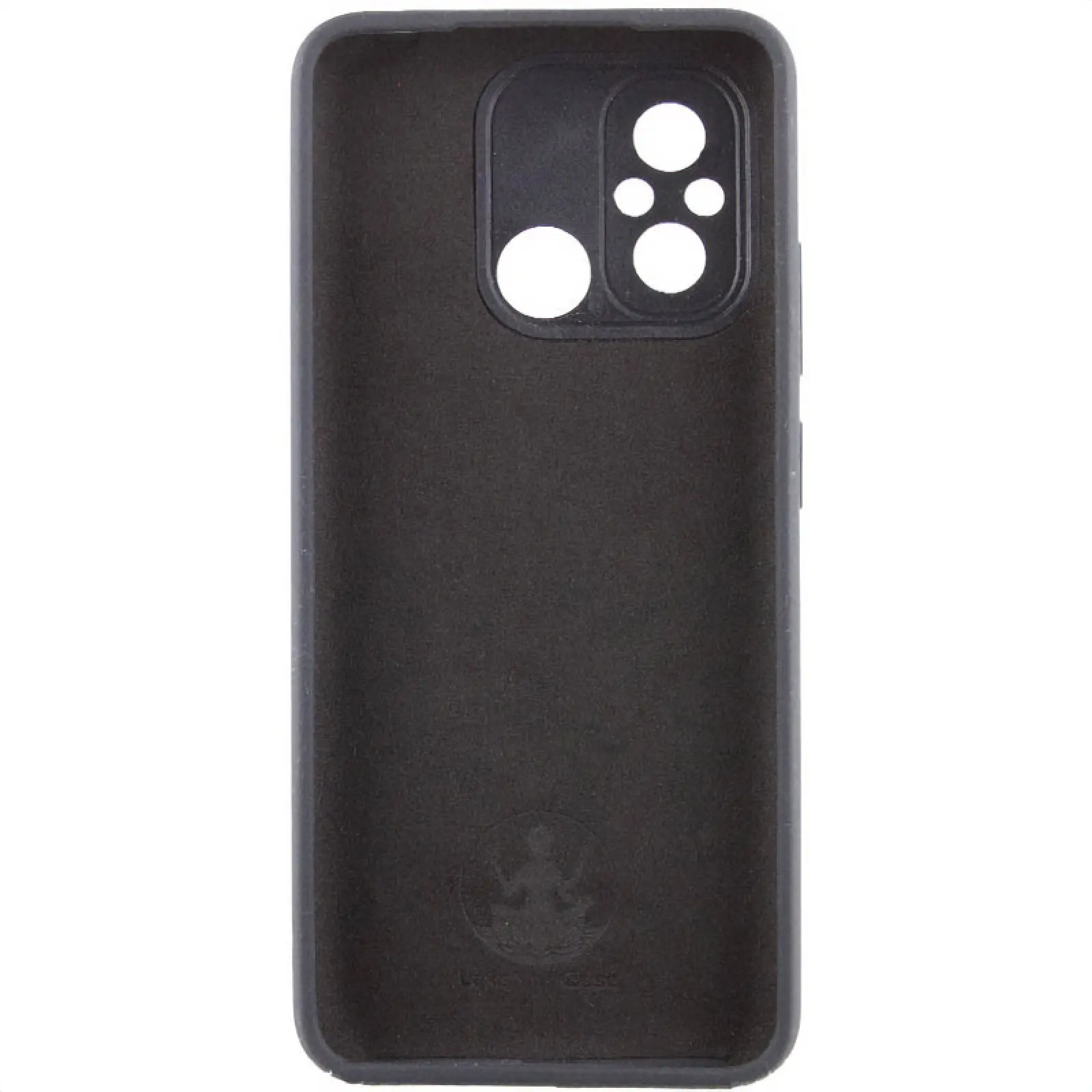 Чехол Silicone Cover Lakshmi Full Camera (AA) with logo для Xiaomi Redmi 12C / Poco C55, Черный / Black 2, Силикон, купить оптом с доставкой