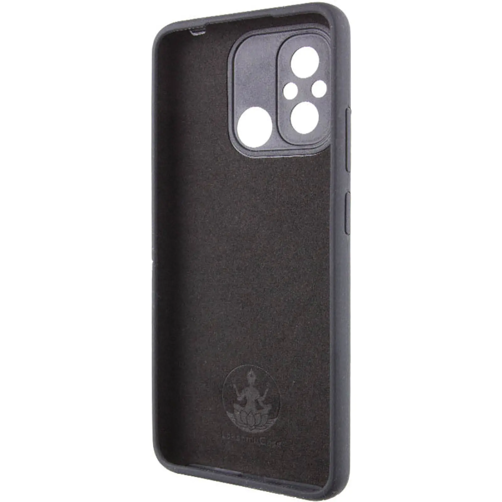 Чехол Silicone Cover Lakshmi Full Camera (AA) with logo для Xiaomi Redmi 12C / Poco C55, Черный / Black 3, Силикон, купить оптом с доставкой