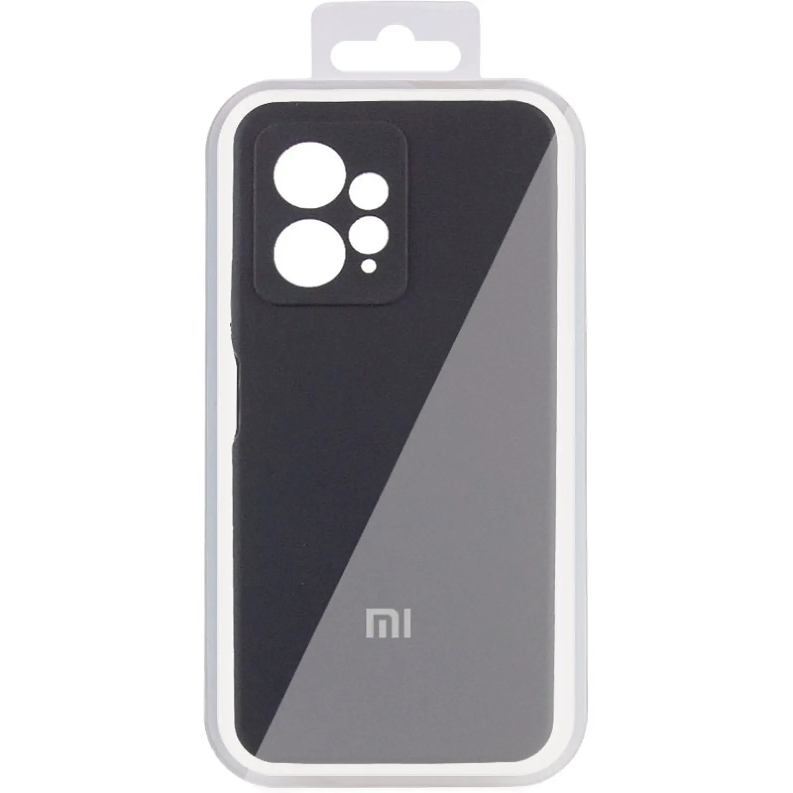 Чехол Silicone Cover Lakshmi Full Camera (AA) with logo для Xiaomi Redmi Note 12 4G, Черный / Black 4, Силикон, купить оптом с доставкой