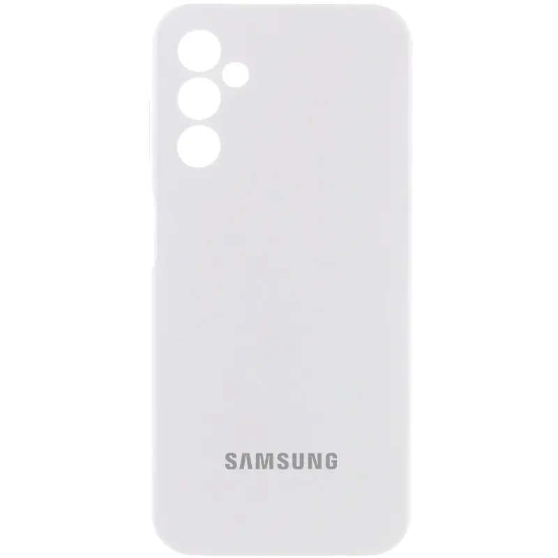 Чехол Silicone Cover Lakshmi Full Camera (AA) with logo для Samsung Galaxy A05s, Белый / White, Силикон, купить оптом с доставкой