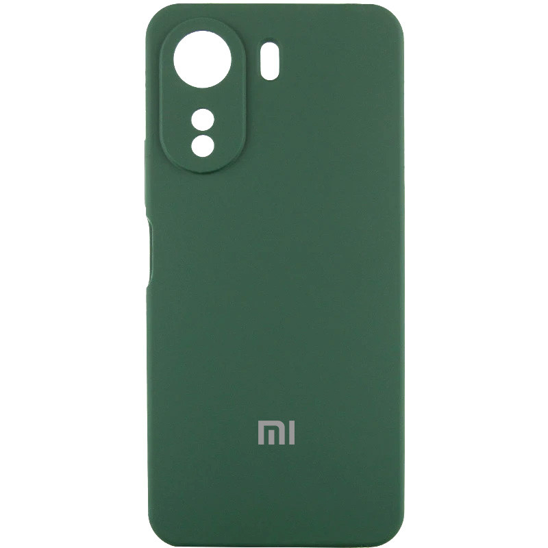 Чохол Silicone Cover Lakshmi Full Camera (AA) для Xiaomi Redmi 13C | Мікрофібра на малюнкі №1