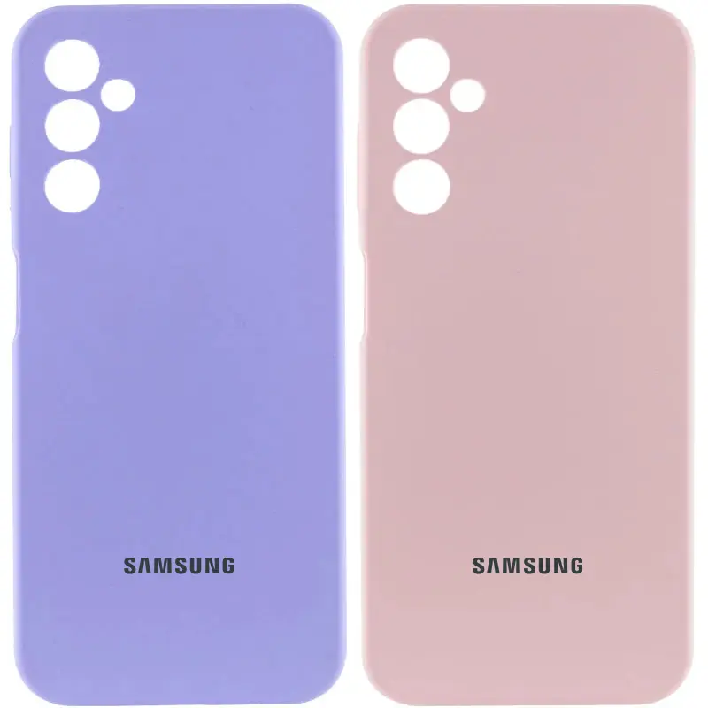 Чехол Silicone Cover Lakshmi Full Camera (AA) with logo для Samsung Galaxy A15 4G/5G / M15 5G, Силикон, купить оптом с доставкой