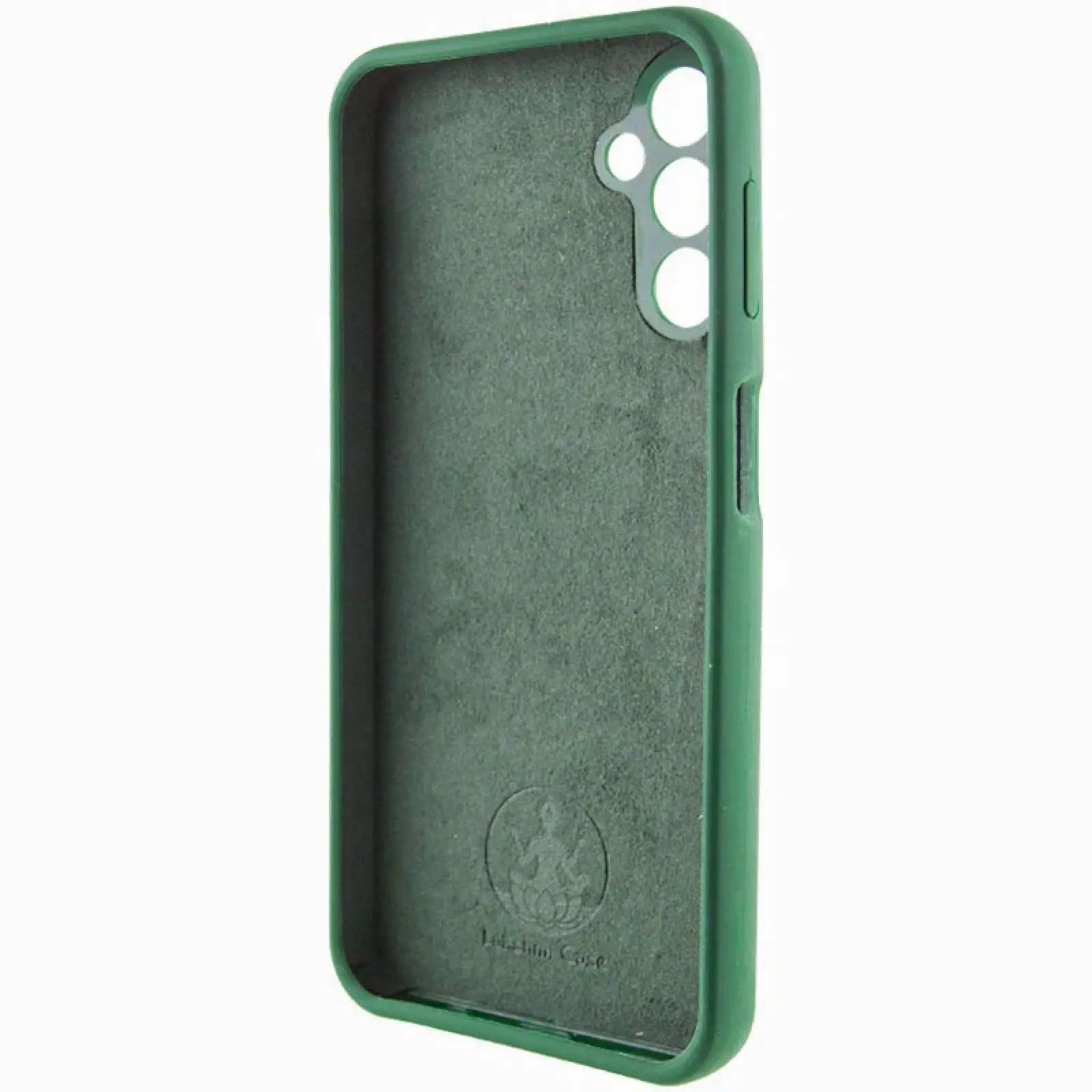 Чехол Silicone Cover Lakshmi Full Camera (AA) with logo для Samsung Galaxy A25 5G, Зеленый / Dark green 2, Силикон, купить оптом с доставкой