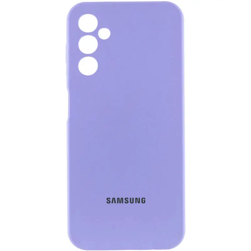 Чехол Silicone Cover Lakshmi Full Camera (AA) with logo для Samsung Galaxy A25 5G, Сиреневый / Dasheen, Силикон, купить оптом с доставкой