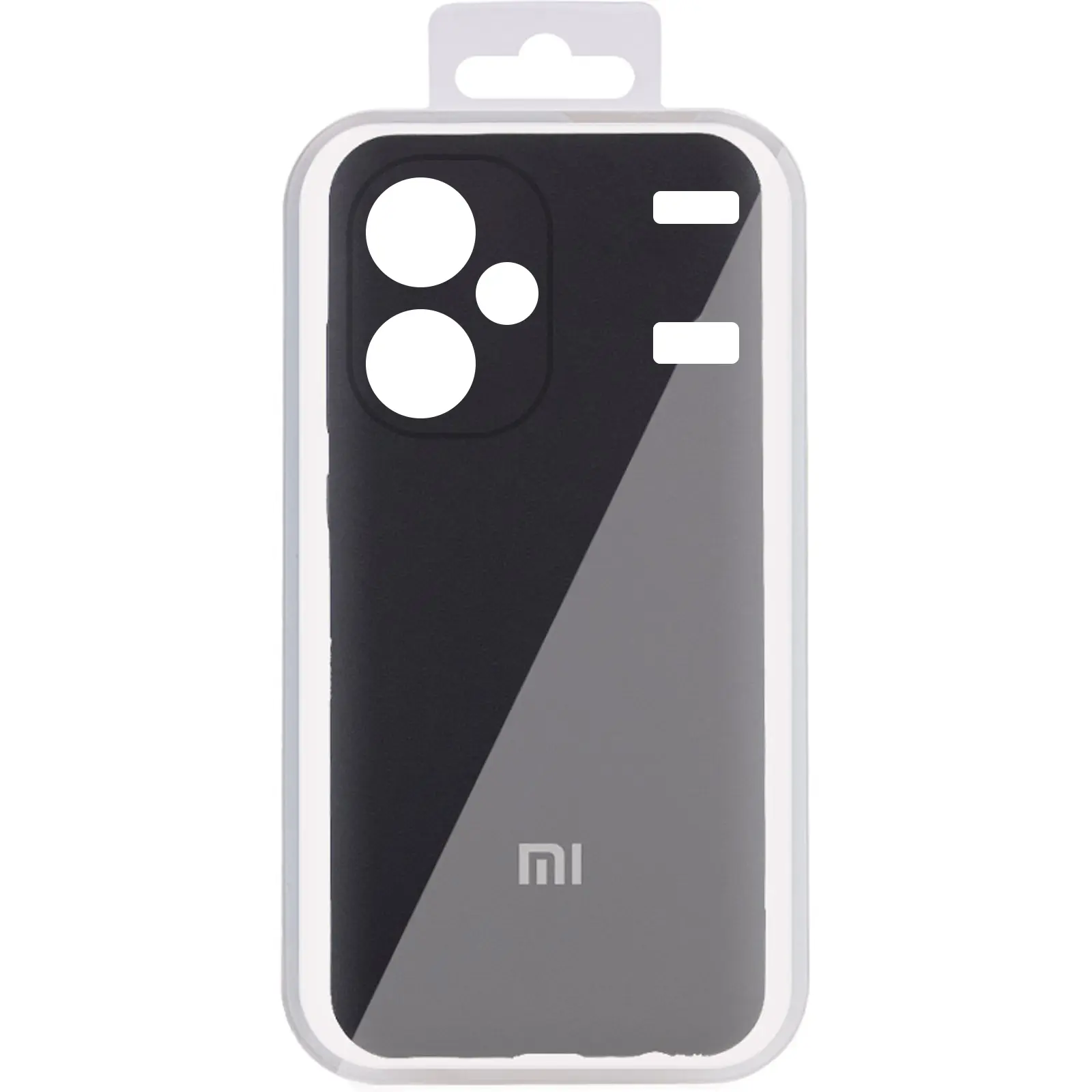 Чехол Silicone Cover Lakshmi Full Camera (AA) with logo для Xiaomi Redmi Note 13 Pro+, Черный / Black 4, Силикон, купить оптом с доставкой