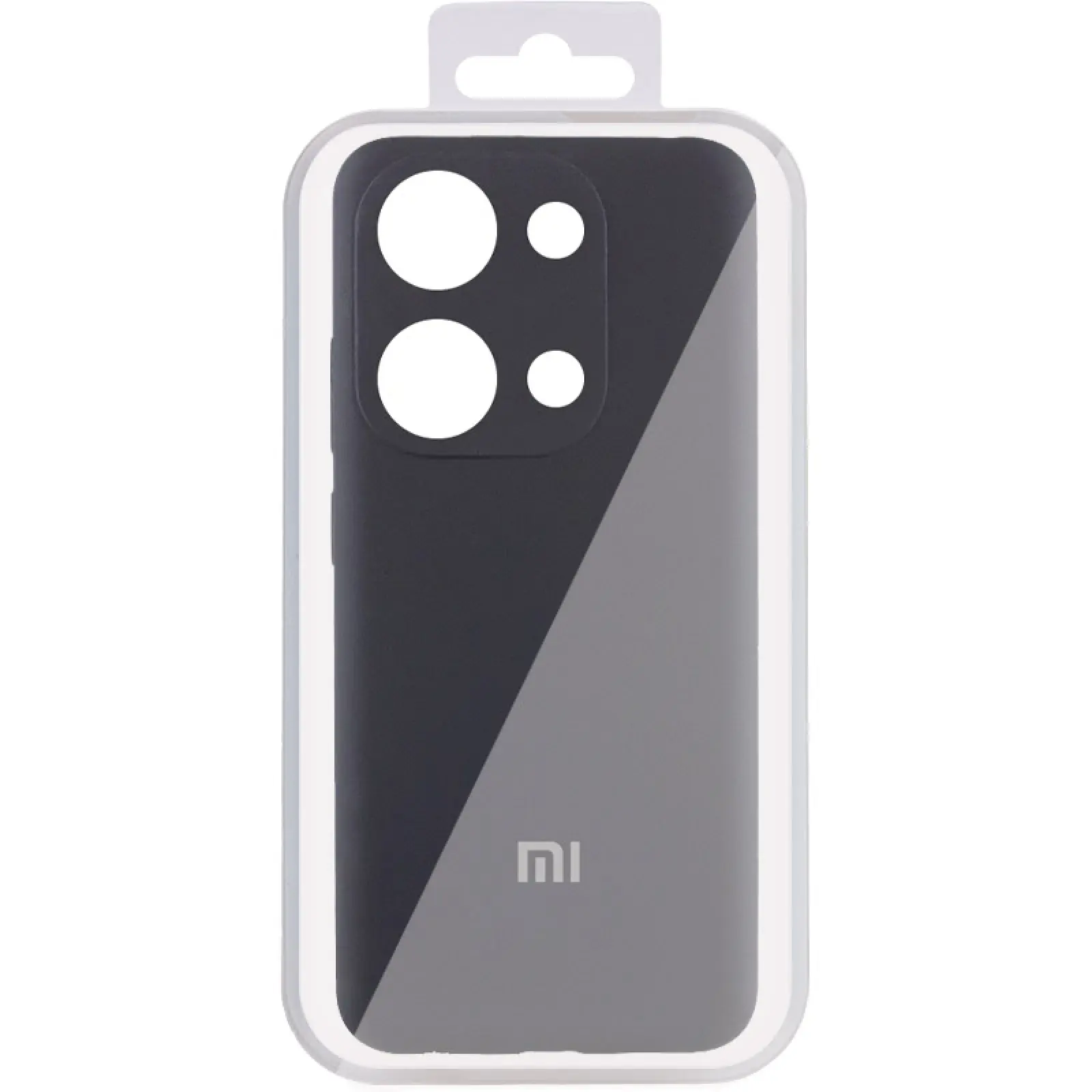 Чехол Silicone Cover Lakshmi Full Camera (AA) with logo для Xiaomi Redmi Note 13 Pro 4G, Черный / Black 4, Силикон, купить оптом с доставкой
