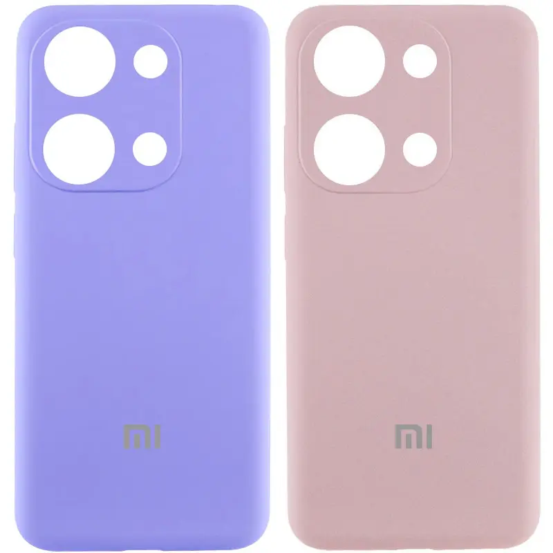 Чехол Silicone Cover Lakshmi Full Camera (AA) with logo для Xiaomi Poco X6 / Note 13 Pro 5G, Силикон, купить оптом с доставкой