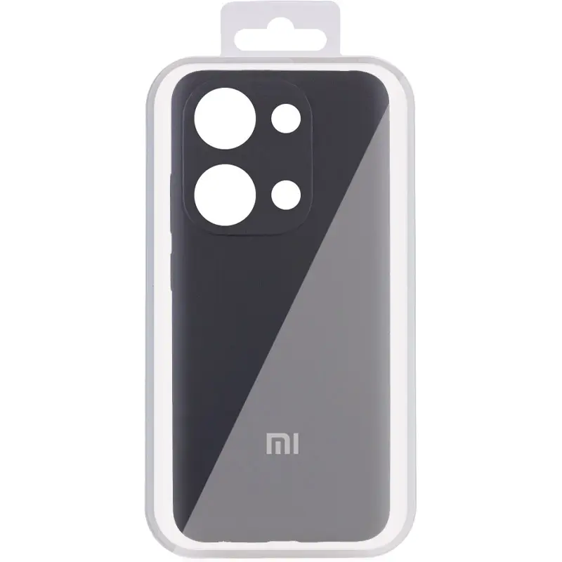 Чехол Silicone Cover Lakshmi Full Camera (AA) with logo для Xiaomi Poco X6 / Note 13 Pro 5G, Черный / Black 4, Силикон, купить оптом с доставкой