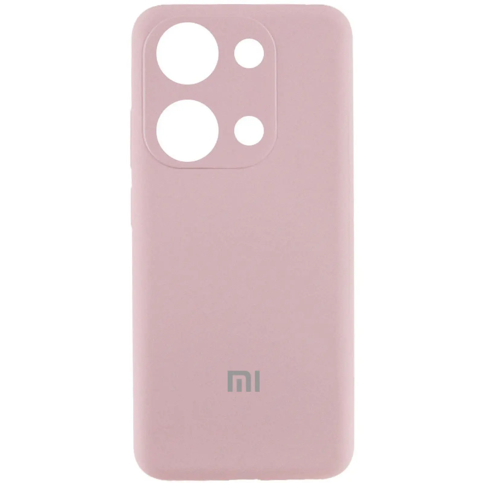 Чехол Silicone Cover Lakshmi Full Camera (AA) with logo для Xiaomi Poco X6 Pro, Розовый / Pink Sand, Силикон, купить оптом с доставкой