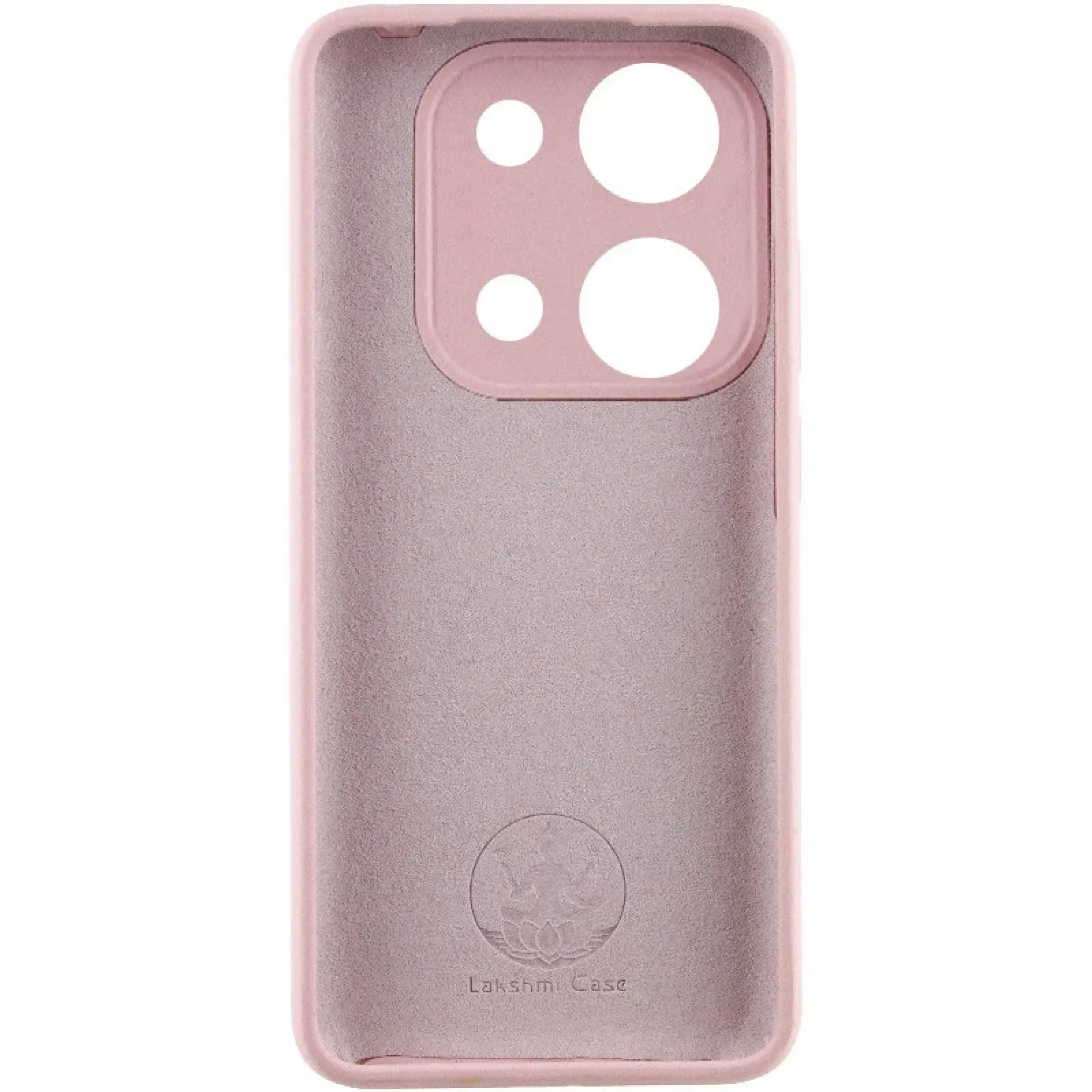 Чехол Silicone Cover Lakshmi Full Camera (AA) with logo для Xiaomi Poco X6 Pro, Розовый / Pink Sand 1, Силикон, купить оптом с доставкой