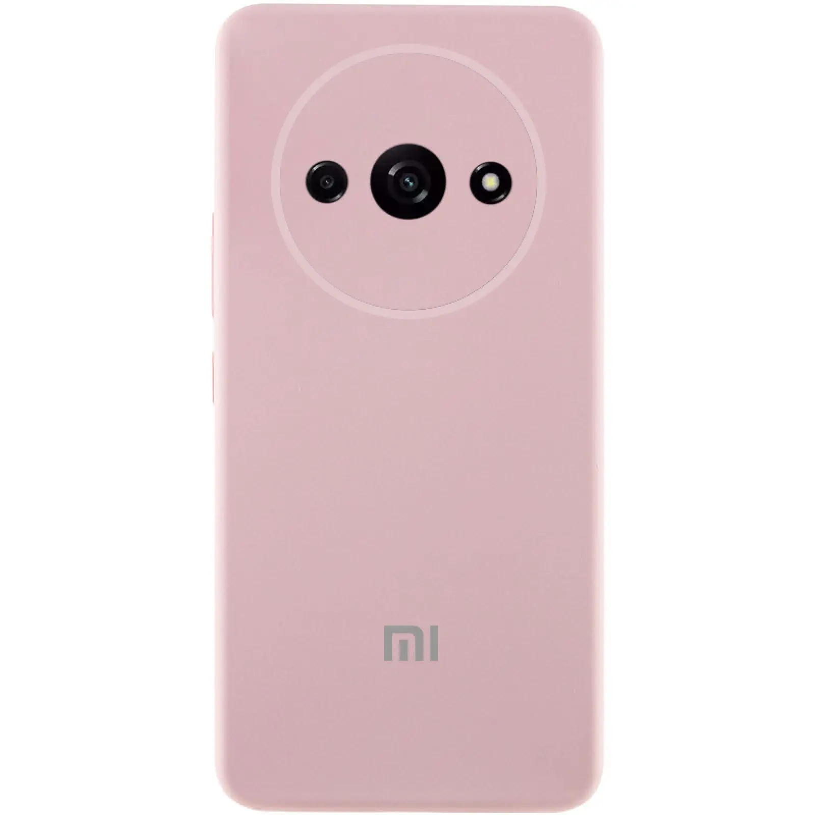 Чехол Silicone Cover Lakshmi Full Camera (AA) with logo для Xiaomi Redmi A3, Розовый / Pink Sand, Силикон, купить оптом с доставкой