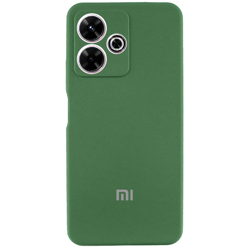 Чехол Silicone Cover Lakshmi Full Camera (AA) для Xiaomi Redmi 13 4G / Poco M6 4G | Микрофибра на картинке №1