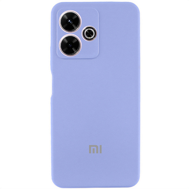 Чехол Silicone Cover Lakshmi Full Camera (AA) для Xiaomi Redmi 13 4G / Poco M6 4G | Микрофибра на картинке №1