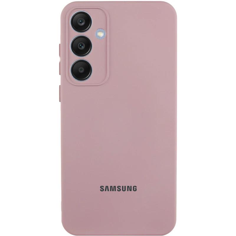 Чохол Silicone Cover Lakshmi Full Camera (AA) для Samsung Galaxy S24 FE | Мікрофібра на малюнкі №1