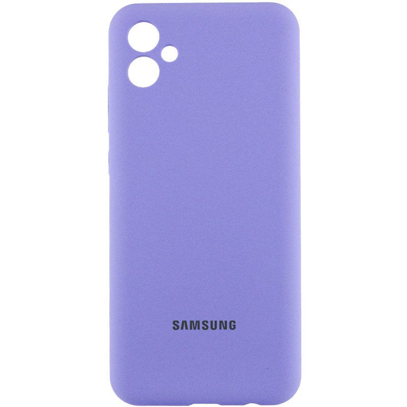 Чохол Silicone Cover Lakshmi Full Camera (AA) для Samsung Galaxy A06 | Мікрофібра на малюнкі №1