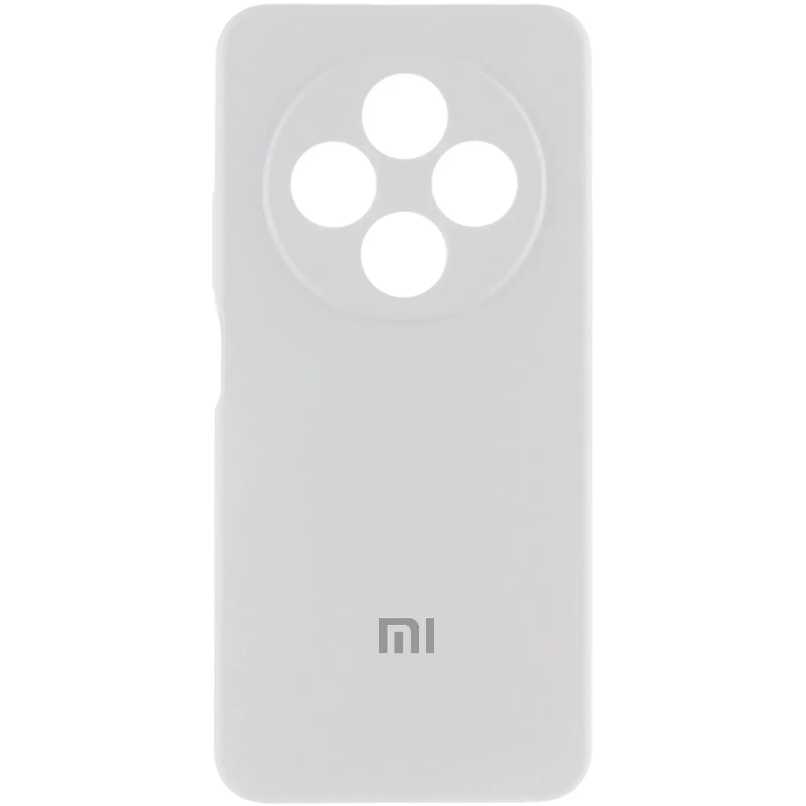 Чохол Silicone Cover Lakshmi Full Camera (AA) with logo для Xiaomi Redmi 14C / Poco C75, Білий / White, Силікон, купити оптом з доставкою