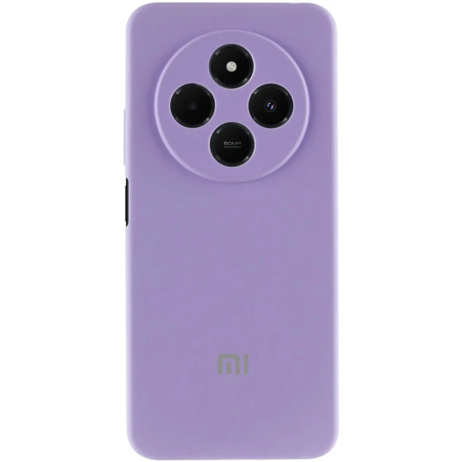 Чохол Silicone Cover Lakshmi Full Camera (AA) with logo для Xiaomi Redmi 14C / Poco C75, Бузковий / Dasheen, Силікон, купити оптом з доставкою