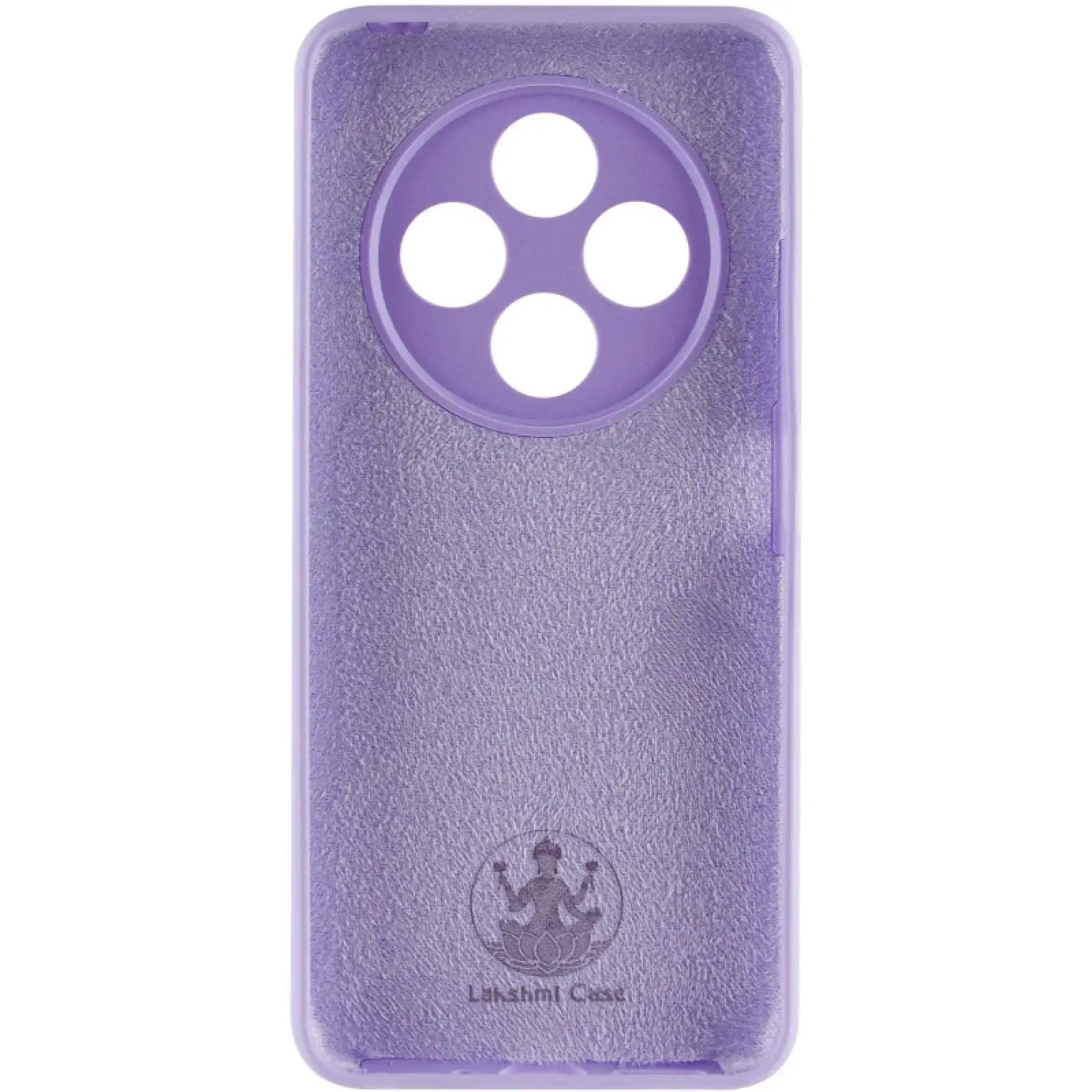 Чохол Silicone Cover Lakshmi Full Camera (AA) with logo для Xiaomi Redmi 14C / Poco C75, Бузковий / Dasheen 1, Силікон, купити оптом з доставкою