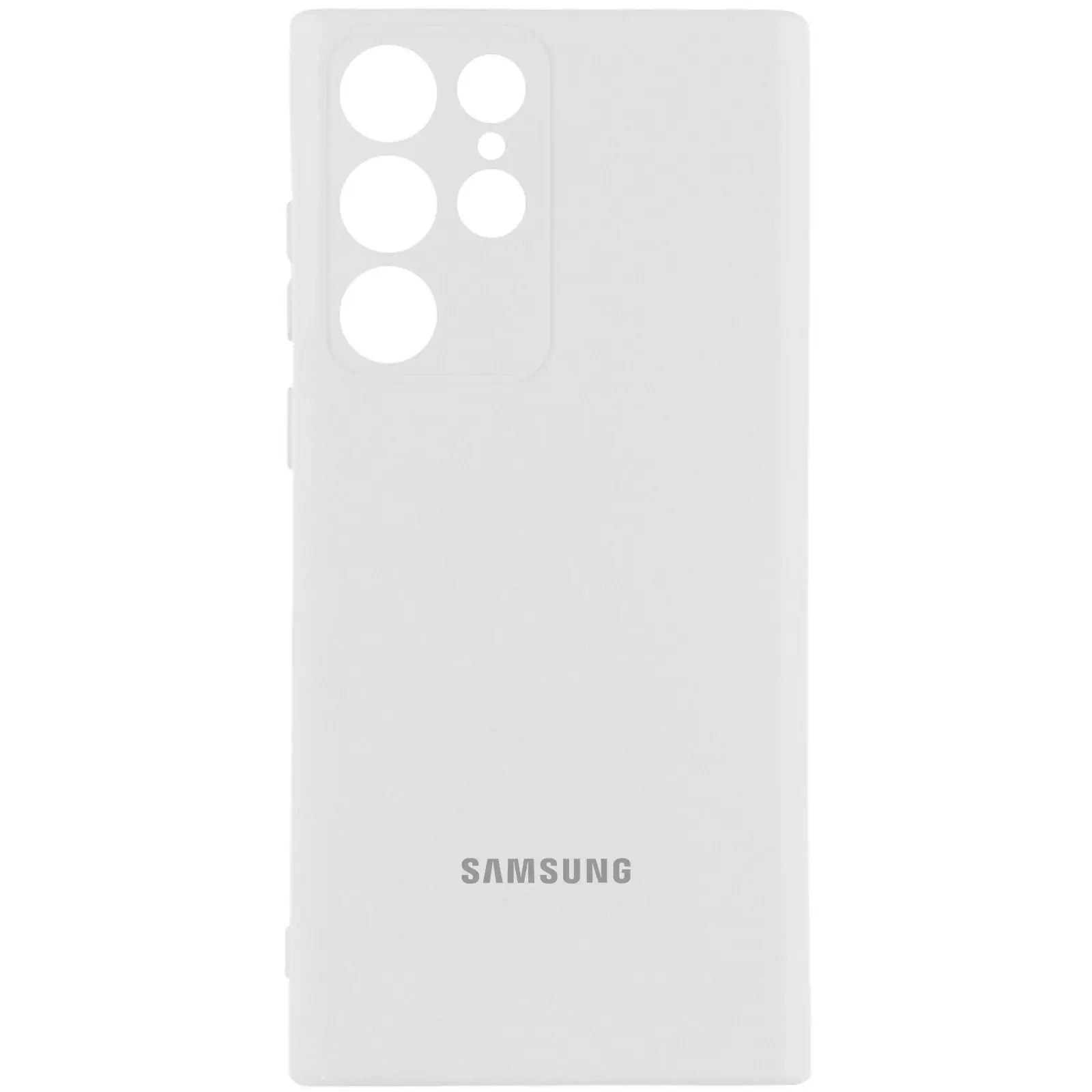 Чехол Silicone Cover Lakshmi Full Camera (AA) with logo для Samsung Galaxy S25 Ultra, Белый / White, Силикон, купить оптом с доставкой