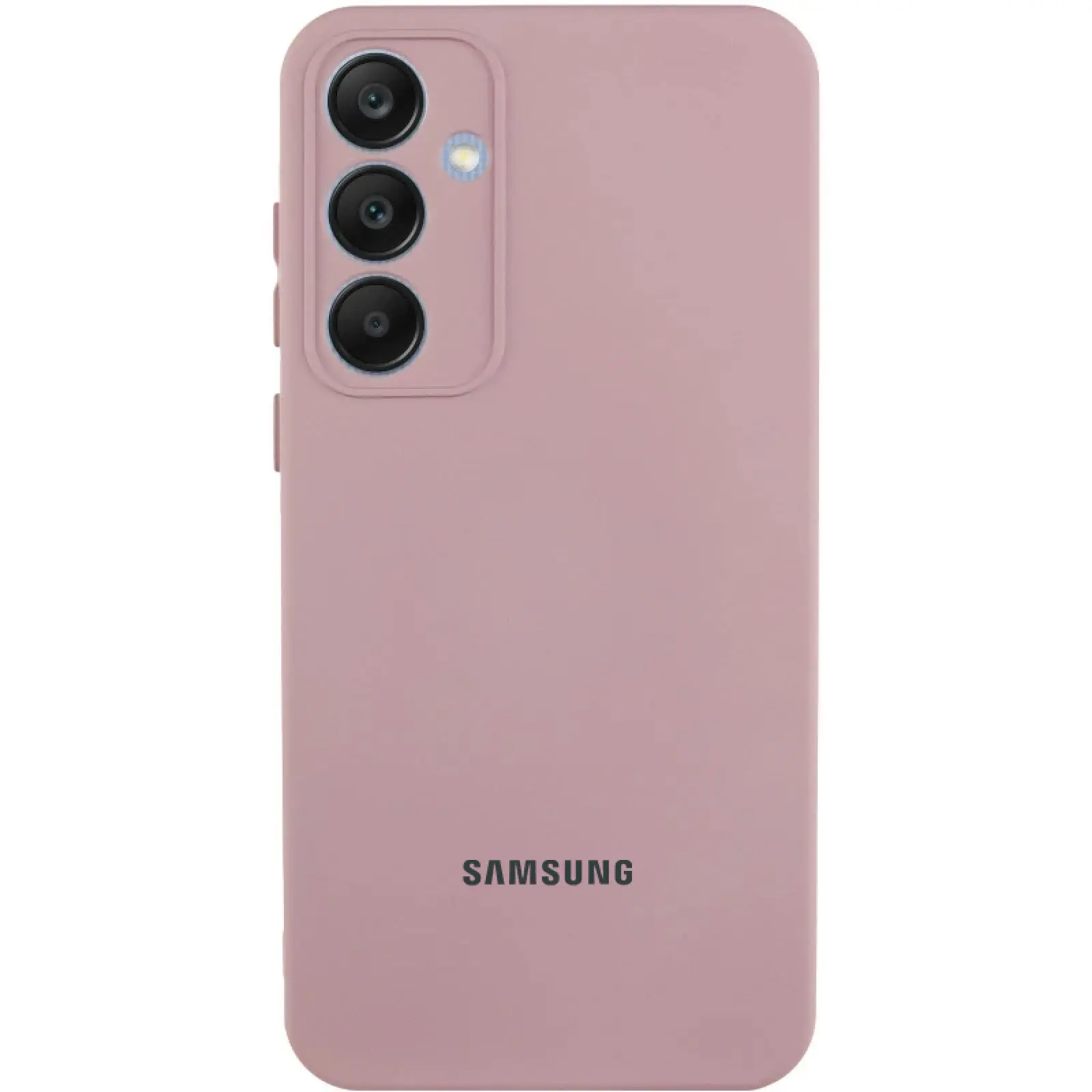 Чохол Silicone Cover Lakshmi Full Camera (AA) with logo для Samsung Galaxy S25+, Рожевий / Pink Sand, Силікон, купити оптом з доставкою