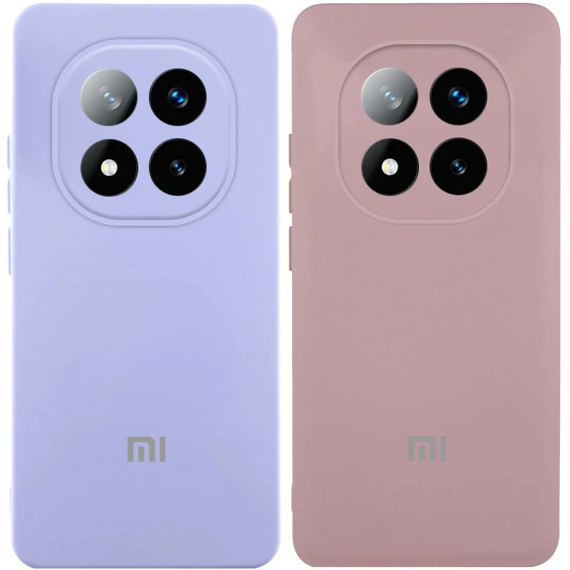 Чехол Silicone Cover Lakshmi Full Camera (AA) with logo для Xiaomi Redmi Note 14 Pro+ 5G, Силикон, купить оптом с доставкой