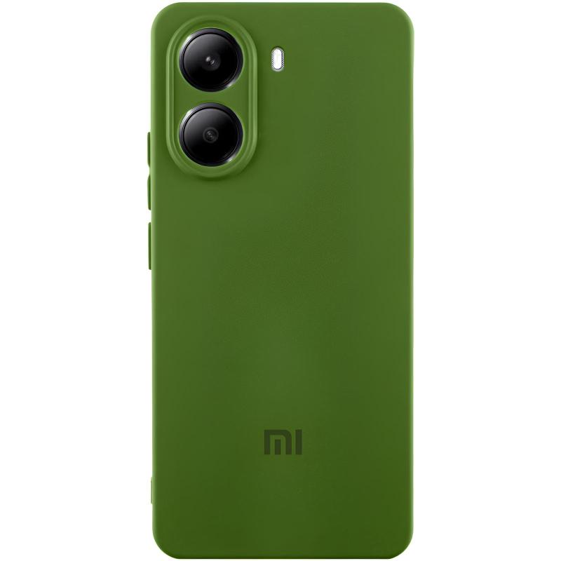 Чохол Silicone Cover Lakshmi Full Camera (AA) для Xiaomi Poco X7 Pro | Мікрофібра на малюнкі №1