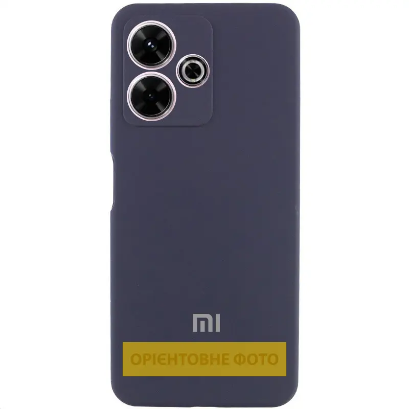 Чехол Silicone Cover Lakshmi Full Camera (AA) with logo для Xiaomi Redmi A5 (Europe version), Синий / Midnight blue, Силикон, купить оптом с доставкой