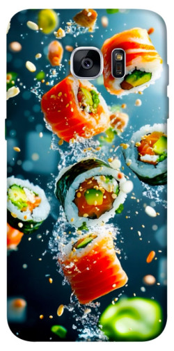 Чехол itsPrint Sushi falling для Samsung G935F Galaxy S7 Edge