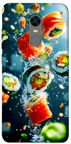 Чехол itsPrint Sushi falling для Xiaomi Redmi 5 Plus / Redmi Note 5 (Single Camera)