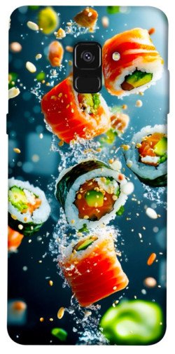 Чохол itsPrint Sushi falling для Samsung A530 Galaxy A8 (2018)