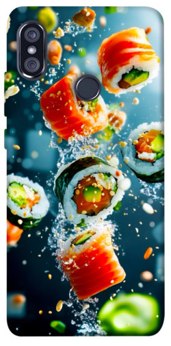 Чехол itsPrint Sushi falling для Xiaomi Redmi Note 5 Pro / Note 5 (AI Dual Camera)