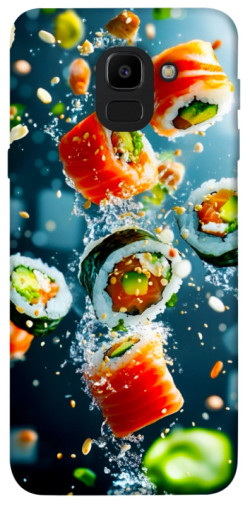 Чехол itsPrint Sushi falling для Samsung J600F Galaxy J6 (2018)