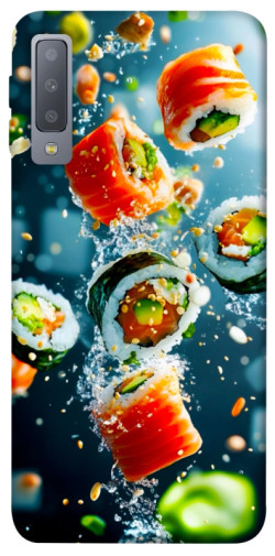 Чохол itsPrint Sushi falling для Samsung A750 Galaxy A7 (2018)