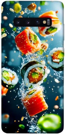Чехол itsPrint Sushi falling для Samsung Galaxy S10+