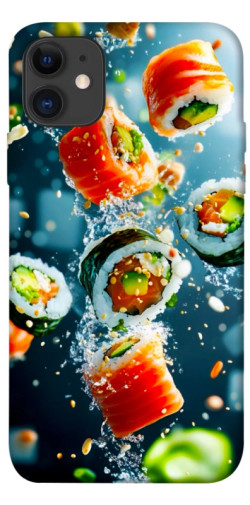 Чехол itsPrint Sushi falling для Apple iPhone 11 (6.1")