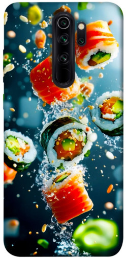 Чехол itsPrint Sushi falling для Xiaomi Redmi Note 8 Pro