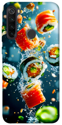 Чехол itsPrint Sushi falling для Xiaomi Redmi Note 8T