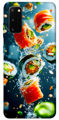 Чехол itsPrint Sushi falling для Samsung Galaxy S20