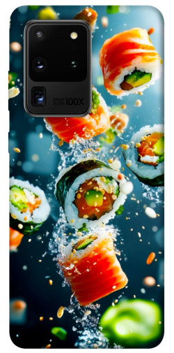 Чехол itsPrint Sushi falling для Samsung Galaxy S20 Ultra