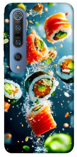 Чехол itsPrint Sushi falling для Xiaomi Mi 10 / Mi 10 Pro