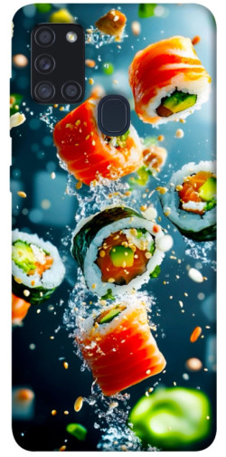 Чехол itsPrint Sushi falling для Samsung Galaxy A21s